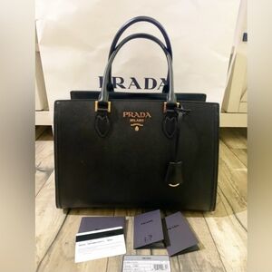Prada Borsa A Mano In Pelle Bag